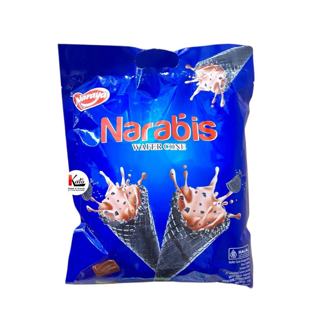 

Naraya Narabis Wafer Cone Chocholate//Strawberry 220gr