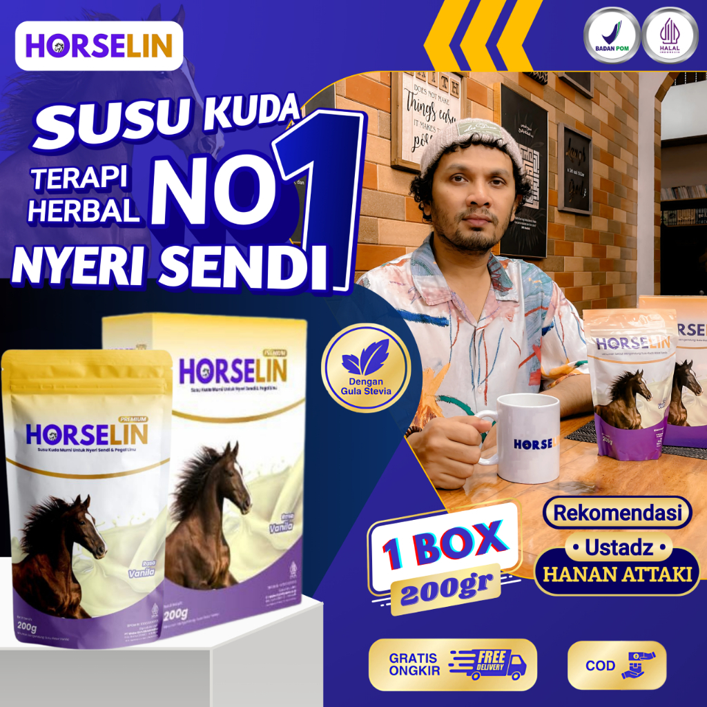 

HORSELIN Susu Kuda Liar Premium Asli Sumbawa Original 200gr