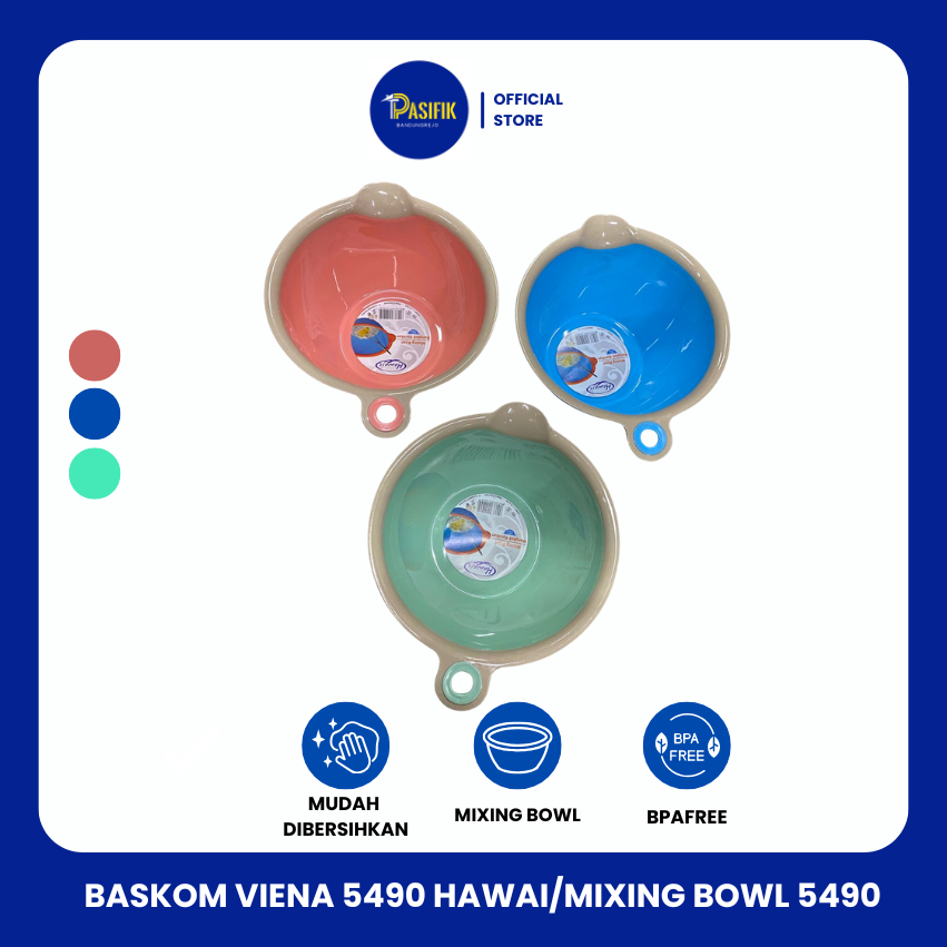 BASKOM VIENA/BASKOM PLASTIK/MIXING BOWL 5490 HAWAII