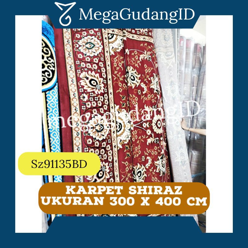 Karpet merek Shiraz ukuran 300 x 400 cm