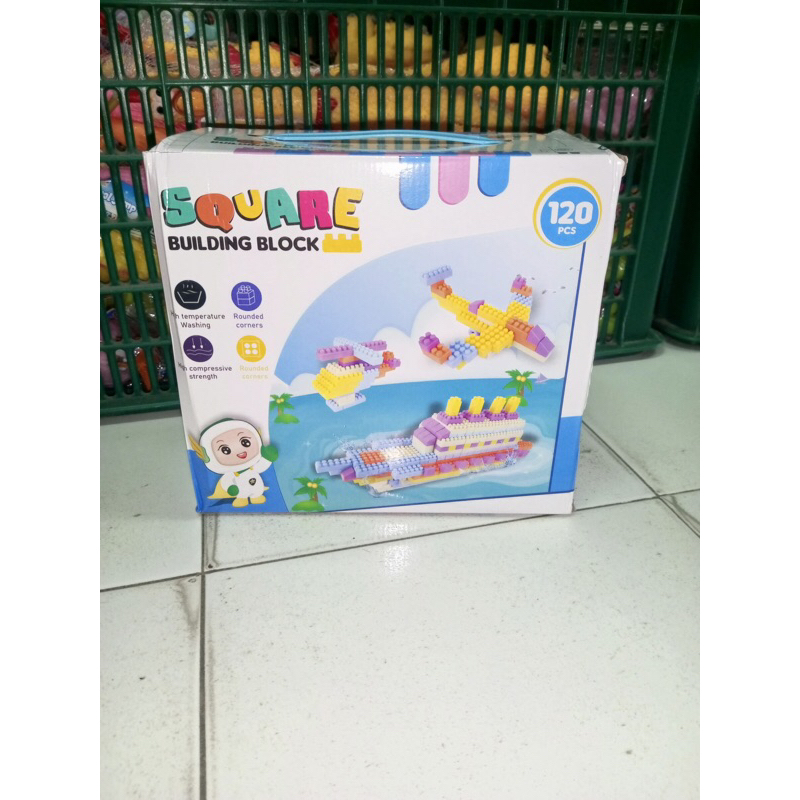 Mainan Anak Square Building Block Lego 120pcs AR83