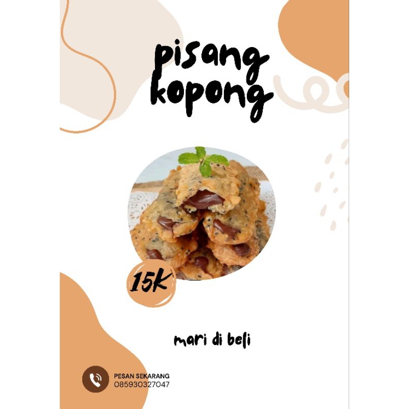 

Pisang Kopong