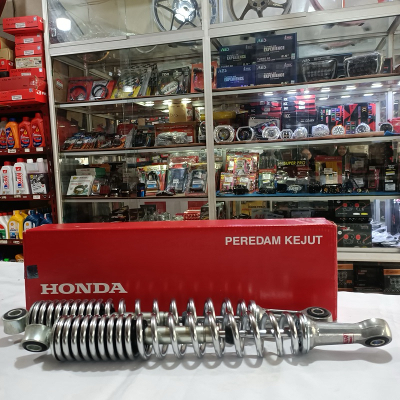 SHOCK SUPRA X HONDA ASLI AHM SOK BELAKANG