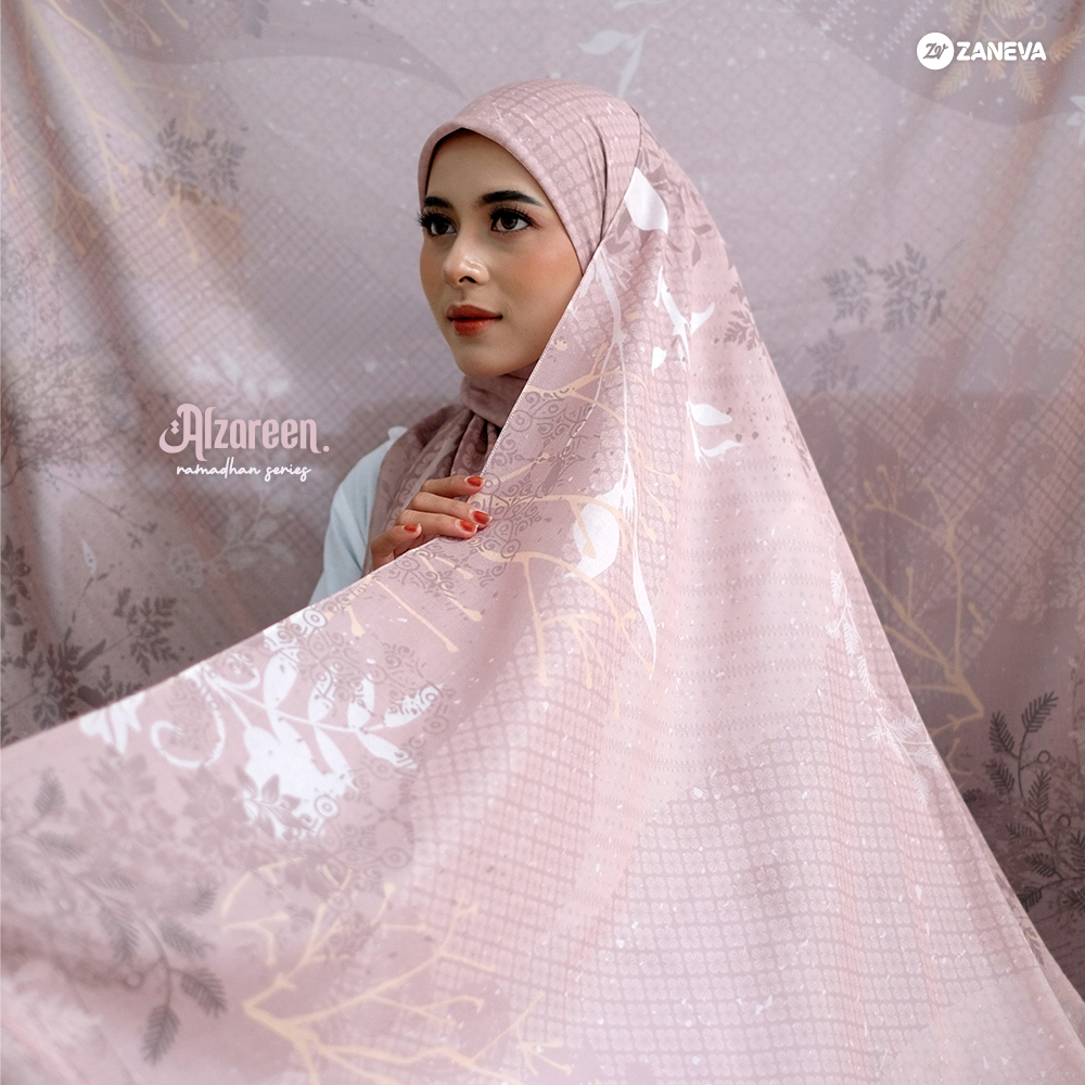 ZANEVA HIJAB - Hijab Segi Empat Voal Premium Motiv / SCARF RAMADHAN SERIES