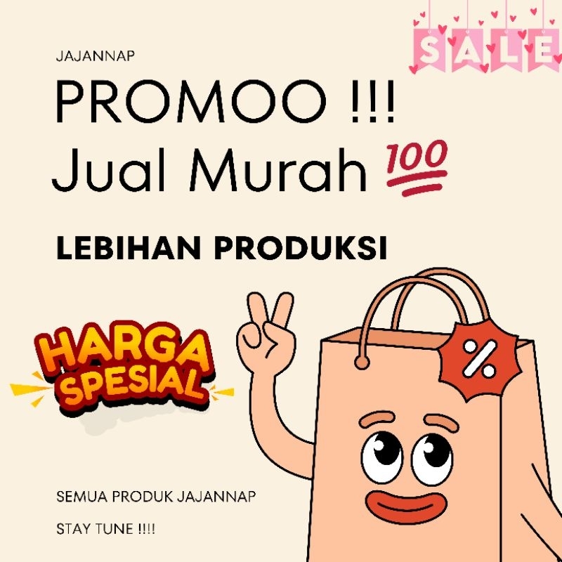 

PROMO JAJANNAP ~ LEBIHAN PRODUKSI / SUPER SALE / JUAL MURAH