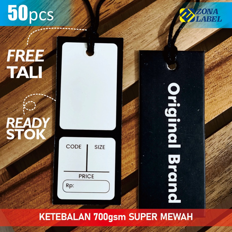 

Tag Ketebalan 700gsm Premium Ready Stok | Tag Harga Baju