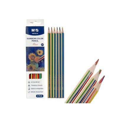 

TBMO M&G Color Pencil Rainbow N211 Neon Color 4 Color In 1 Pencil