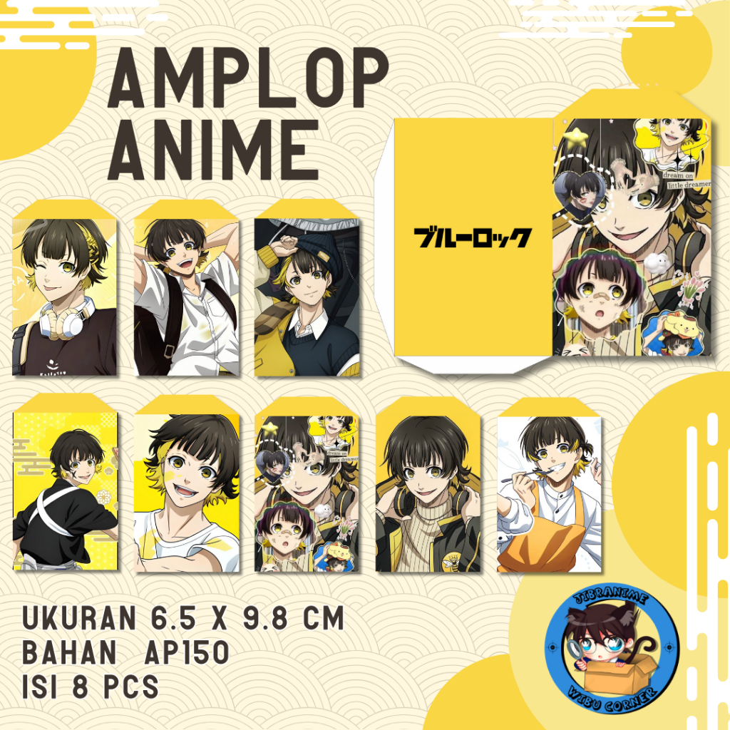 

AMPLOP LEBARAN ANIME BACHIRA BLUE LOCK