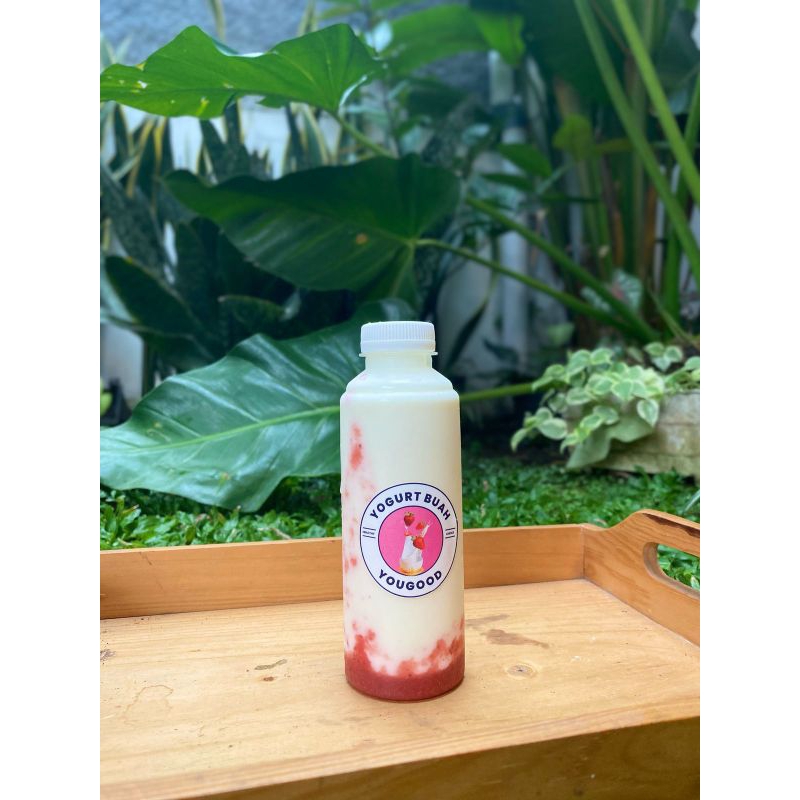 

Homemade Yogurt Buah Strawberry - Yougood