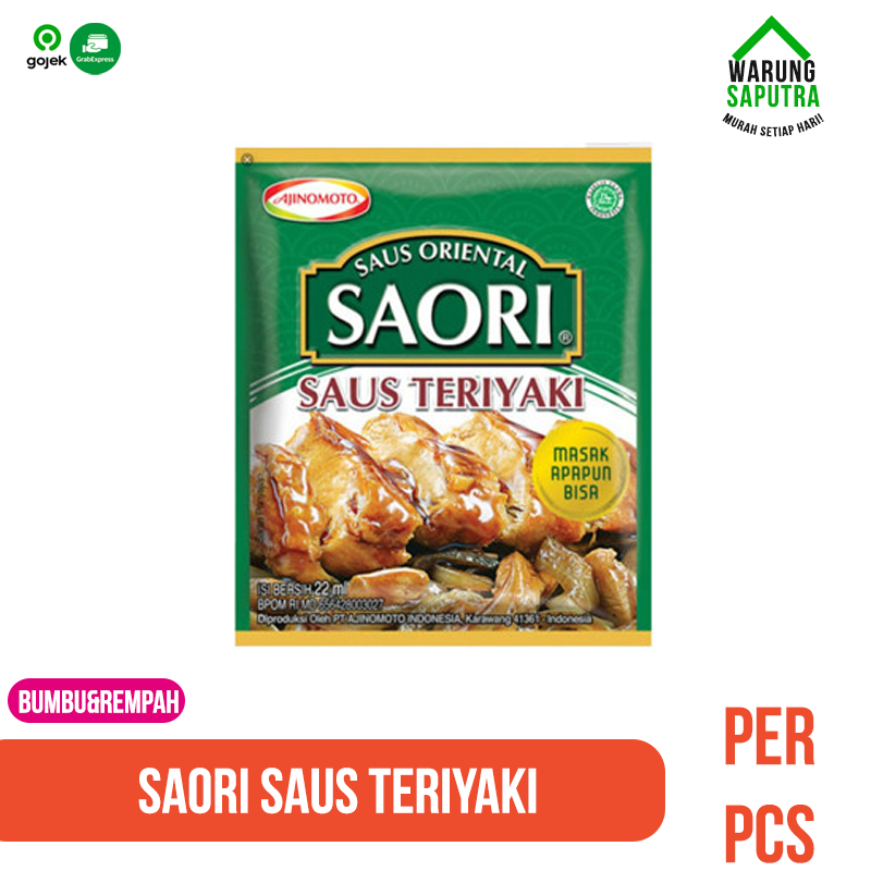 

Saori Saus Teriyaki Saus Oriental 22 mL