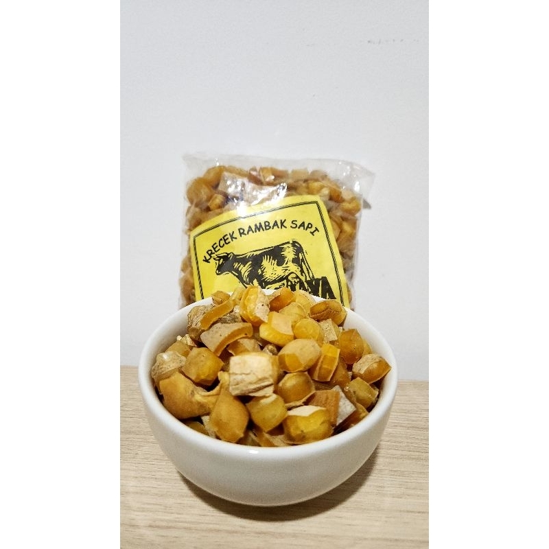 

Kerupuk Kulit Sapi varian kotak 250 gr