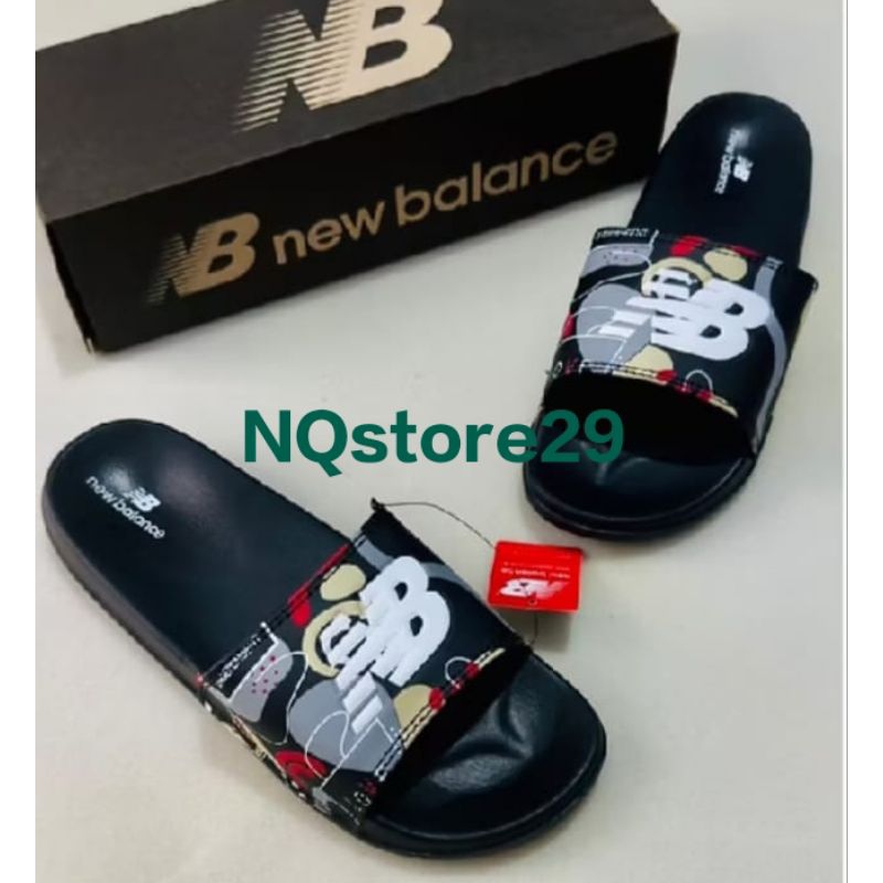 Sandal Slip On NB Kombinasi Warna Limited Edition Untuk Pria Dan Wanita Kualitas Terbaik FREE BOX RE