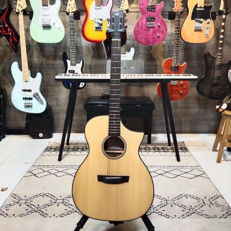 HEX HIVE F100 CE M gitar akustik elektrik Fishman Sonitone Preamp