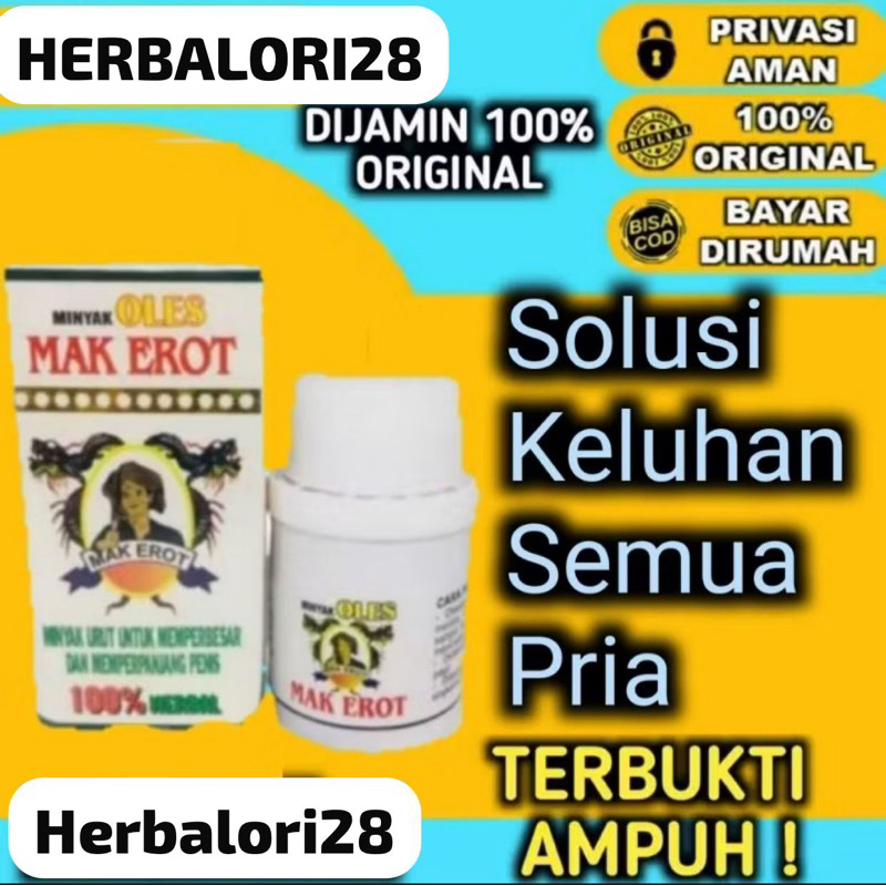 MAK EROT MINYAK OLES PERMANEN ORIGINAL PRIA