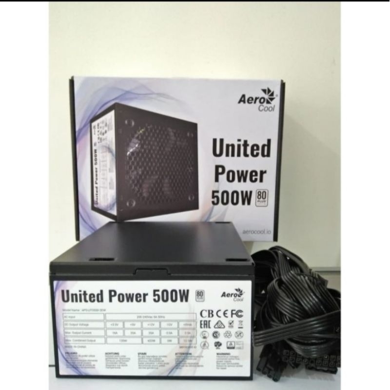 PSU Aerocool United Power 500Watt Pure 80+
