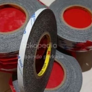 3M9448A Double Tape Karet List Bodykit/tape liat hitam 8mmx50m