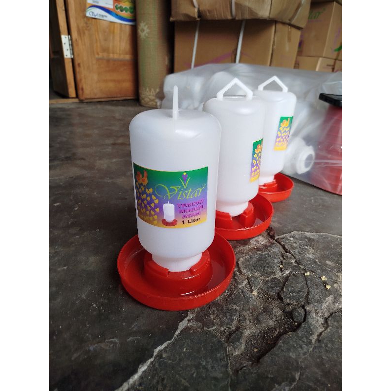 Tempat Minum Ayam Puyuh DLL Vistar Kapasitas 1 Liter