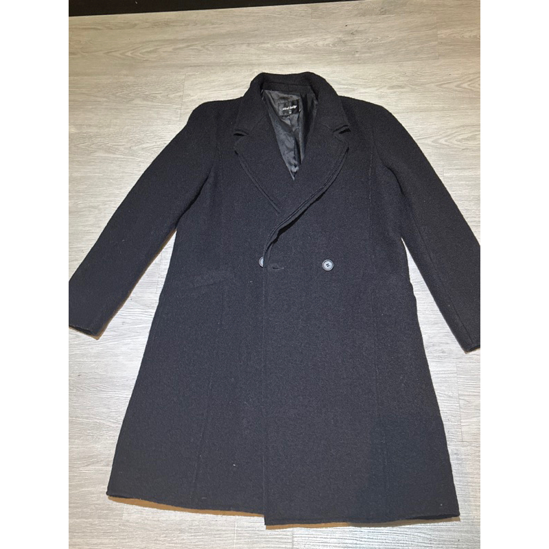 long coat wanita preloved MIND BRIDGE warna hitam