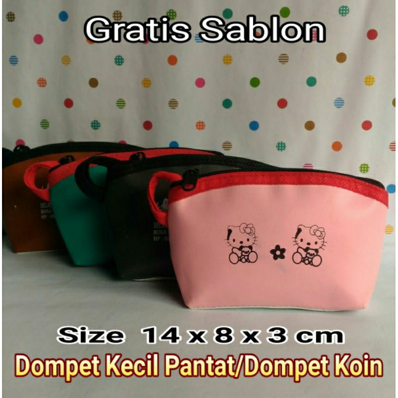 DOMPET KECIL PANTAT POLOS/DOMPET KOIN/DOMPET TOKO MAS/DOMPET SOUVENIR TOKO PERHIASAN/DOMPET GRATIS S