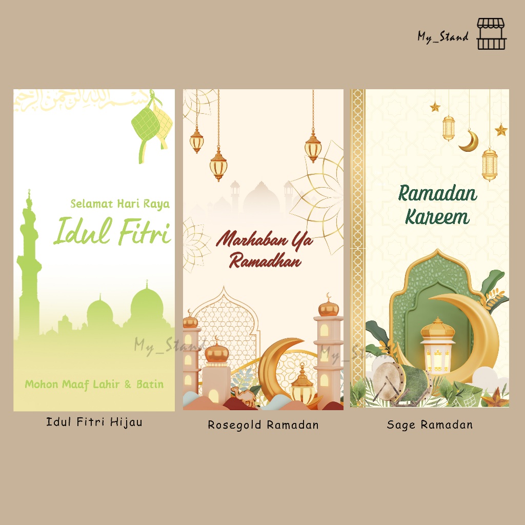 

Sticker Toples & Box Hampers IDUL FITRI Parcel Ramadhan Hari Raya Lebaran Eid Mubarak My_Stand