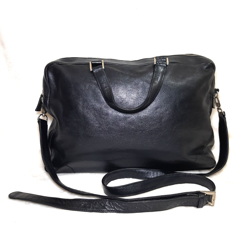 [PRELOVED] Tas kulit asli Kulas Slempang Sling Hand bag tas tangan Original Brand Ssamzie