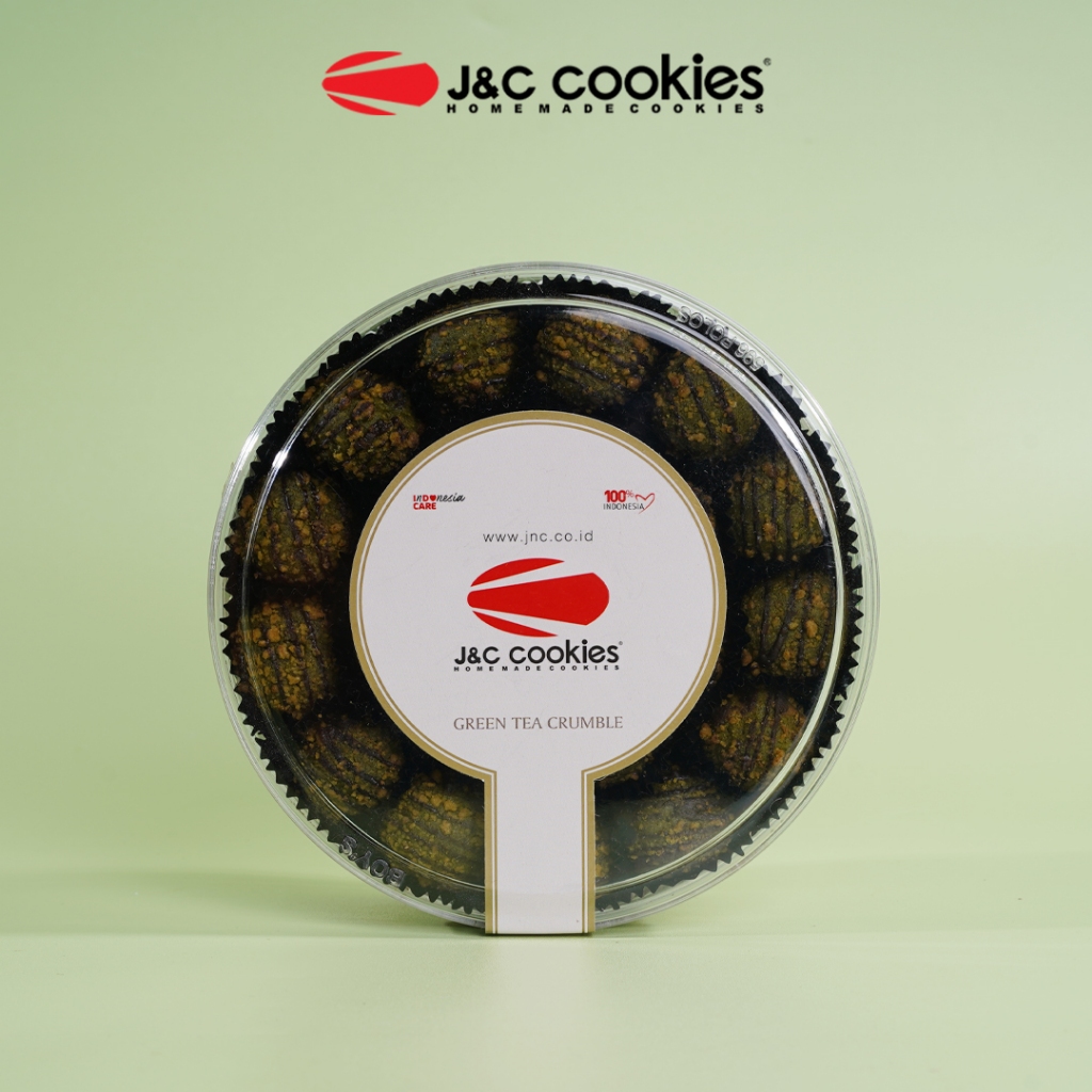 

JNC Cookies Kue Kering Premium Green Tea Crumble Toples Reguler