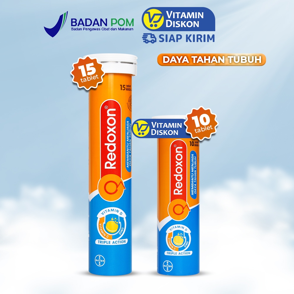 REDOXON VITAMIN C, D & ZINC RASA JERUK