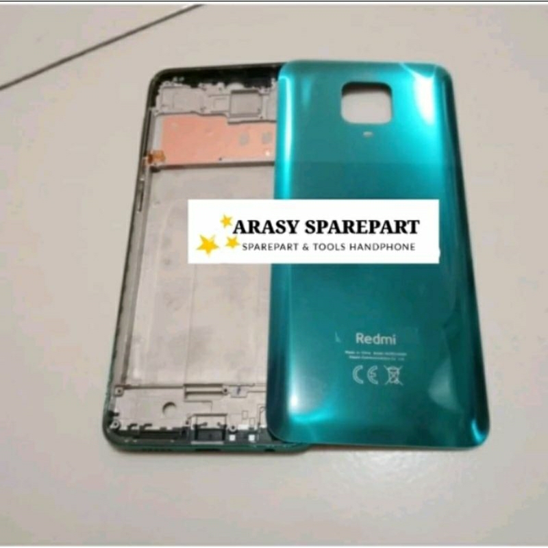 CASING FULLSET REDMI NOTE 9 PRO BACKDOOR+FRAME LCD