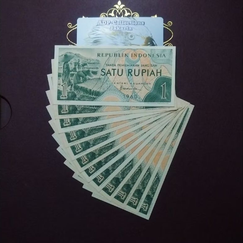 Uang Kuno 1 Rupiah Sandang Pangan Tahun 1960