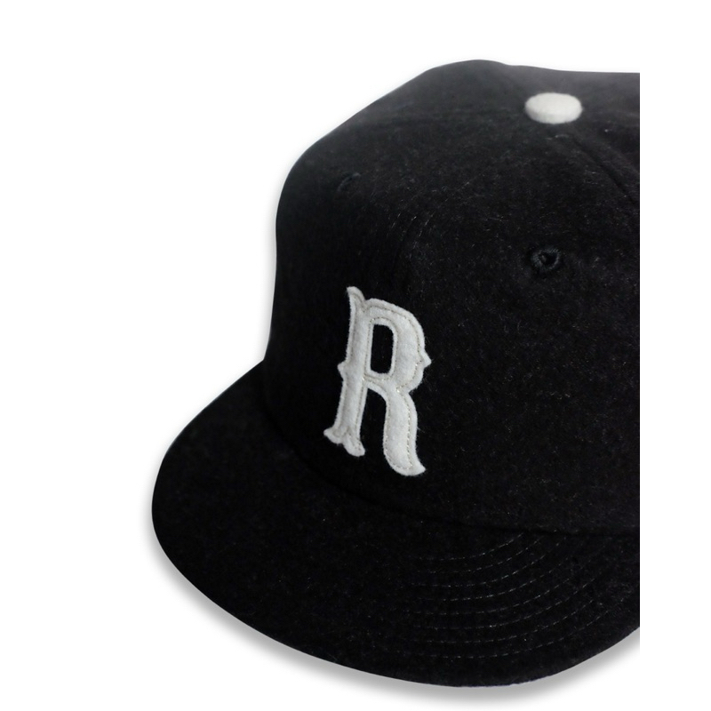FIELD CAP BASEBALL CAP TOPI BASEBALL TUCKER WOOL BLACK NOT EBBETS
