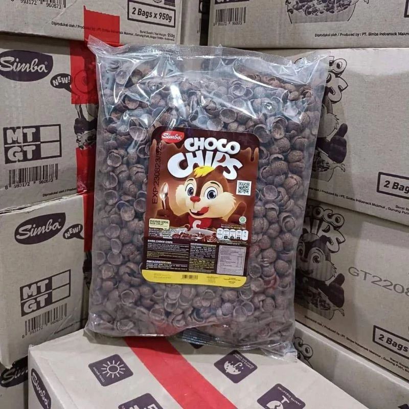 

CHOCO CHIPS SIMBA / CHOCO CRUNCH 950Gr
