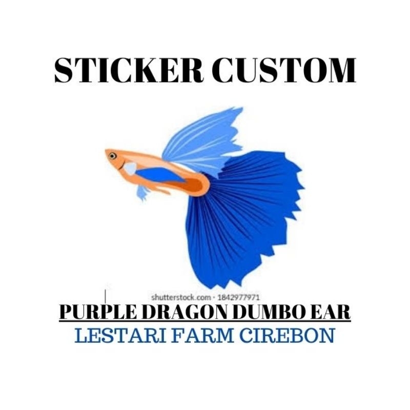 

STICKER CUSTOM PURPLE DRAGON DUMBO EAR