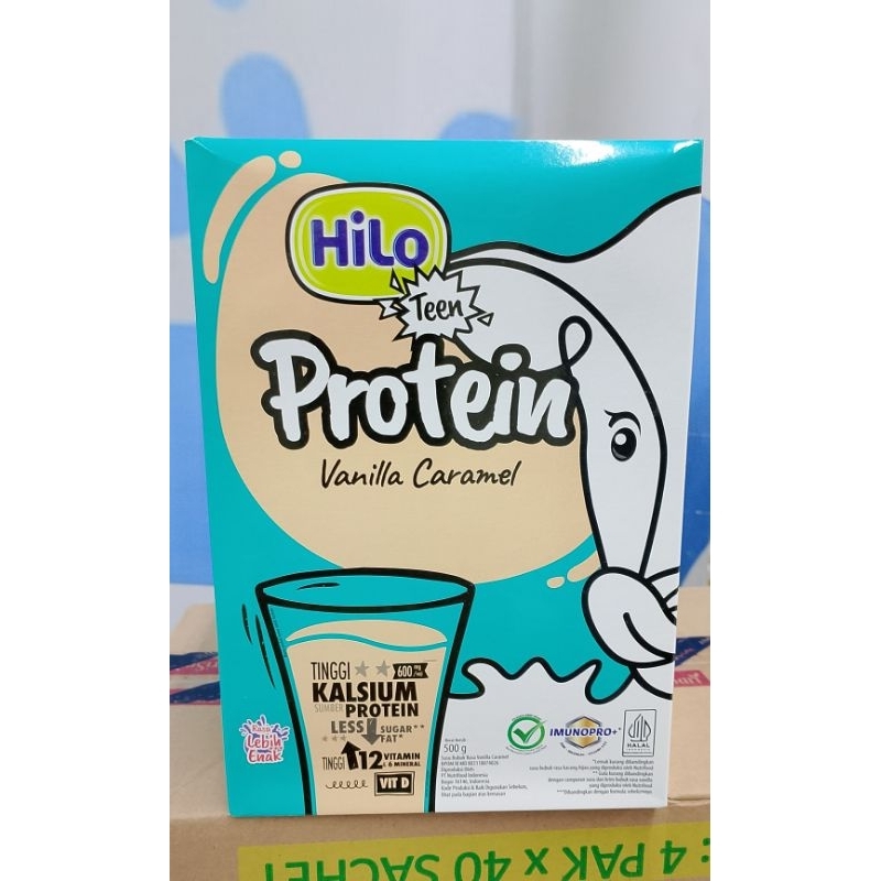 

Hilo Teen Protein Vanilla Caramel 500gr Susu protein tinggi kalsium & lebih rendah gula dengan rasa yg Enak untuk bantu tumbuh Tinggi & Kuat Rasa lebih Nikmat