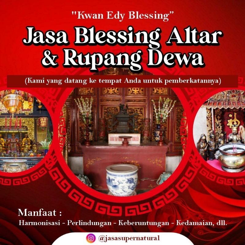 Blessing Altar dan Rupang Dewa
