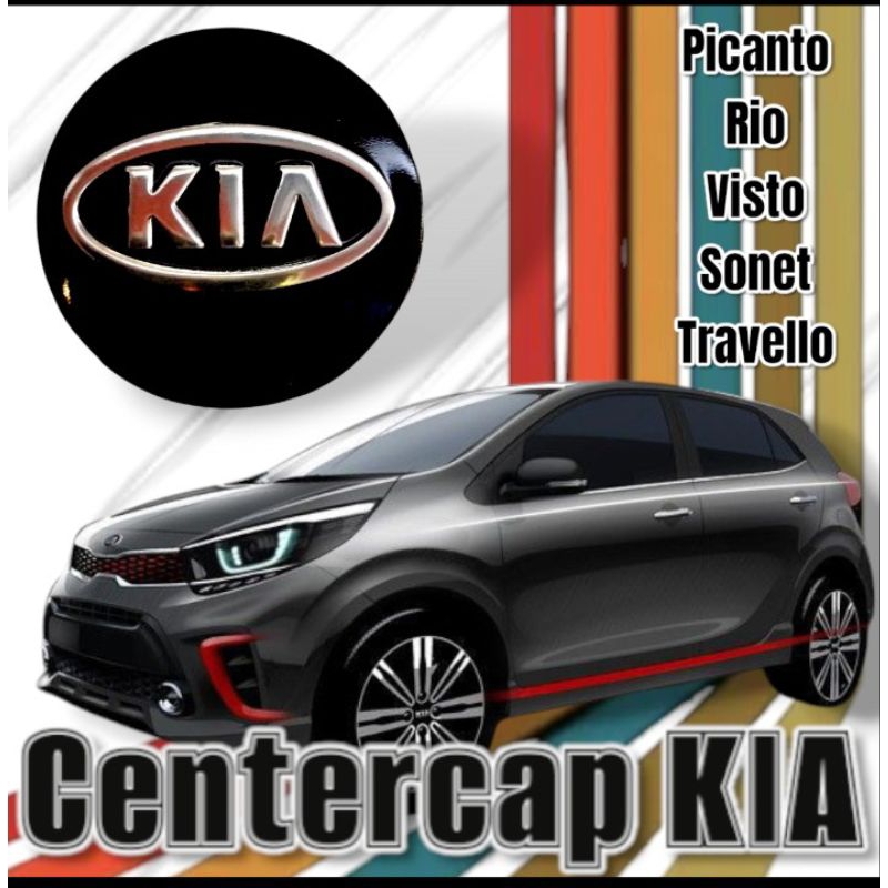 Wheeldop Tutup Dop As Roda Velg Mobil Original KIA Picanto R14 R15 R16