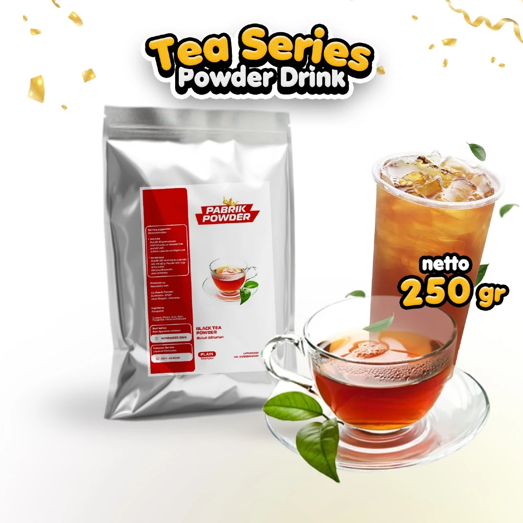 

Powder Aneka Rasa Teh 250 gram , Tea series Powder Drink, Bubuk Minuman