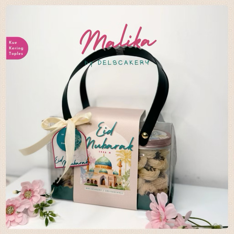 

HAMPERS LEBARAN IDUL FITRI 2025 / RAMADAN HAMPERS MALIKA - DUA JAR BUTTER COOKIES / KUE KERING