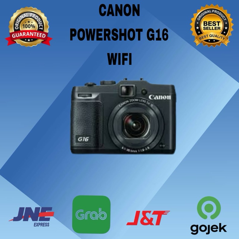 camera canon powershot G16 WIFI-white box,camera only