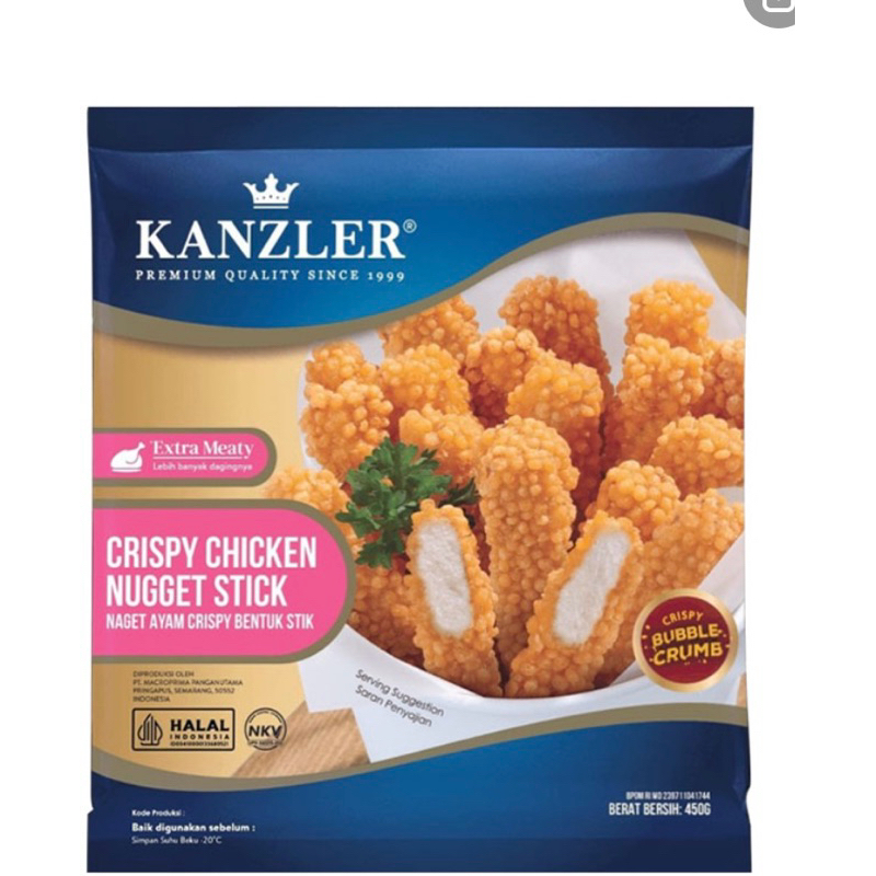 

nugget kanzler stik ayam 450g