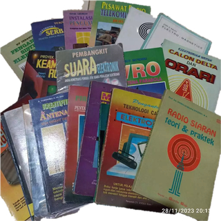 Buku ketrampilan praktik elektronika radio tape pesawat listrik digital skema reparasi tv pemancar s