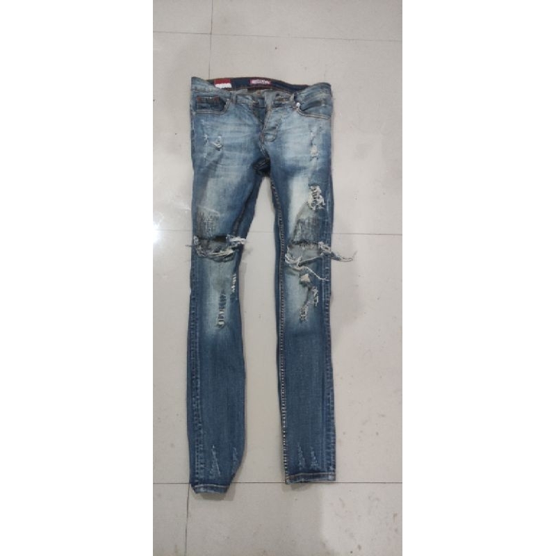 hamjeansku denimtup bluejeans brand lokal size 28