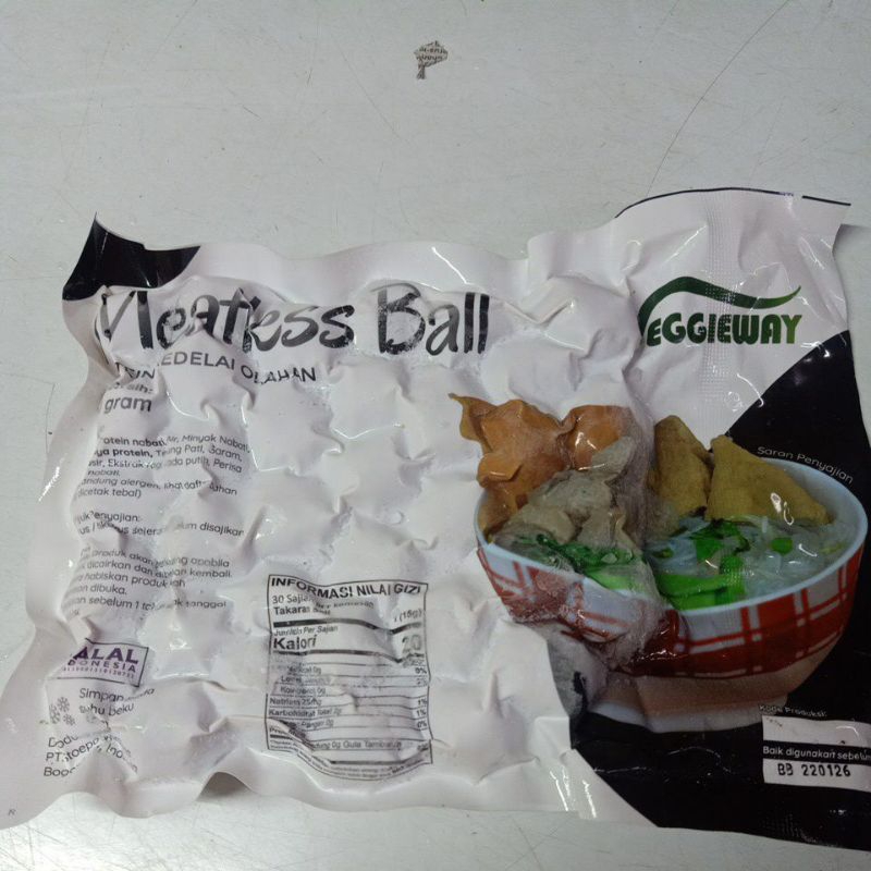 

veggieway meatless ball/baso urat