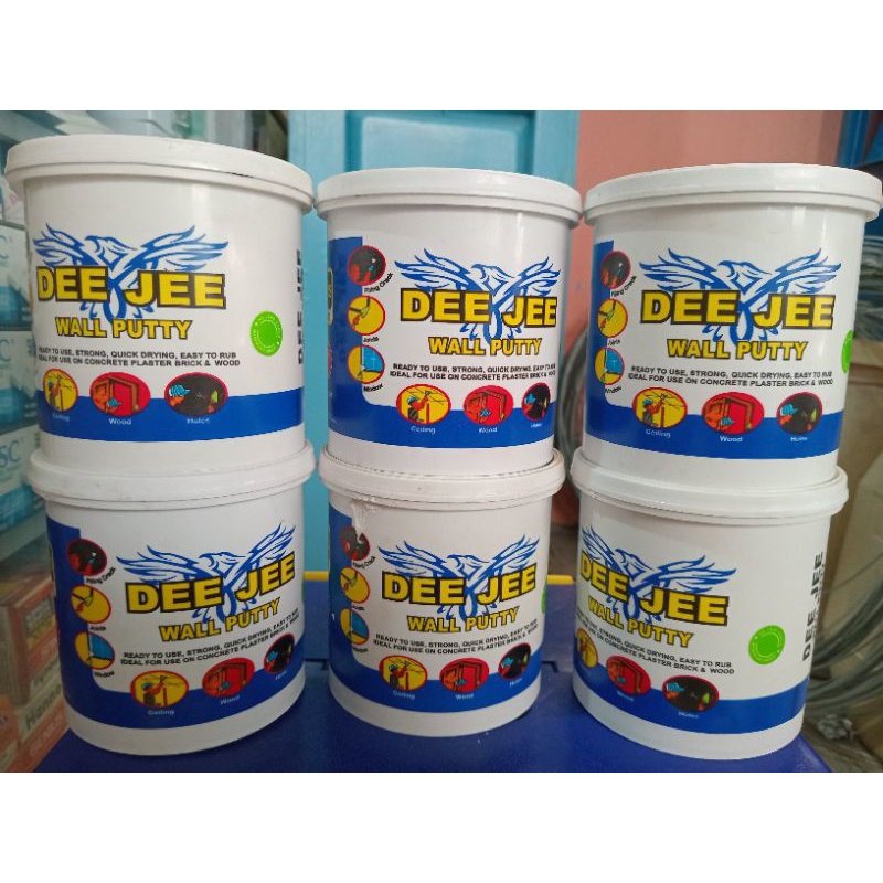 Dempul Tembok Dee Jee 1 kg Dempul Dinding Putih
