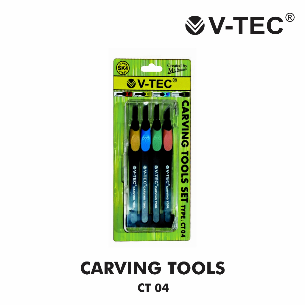 

V-TEC CARVING TOOL KIT TYPE VT-CT/04