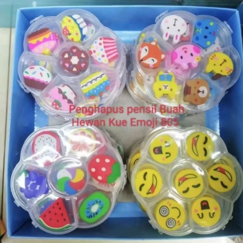

Penghapus Pensil Buah Hewan Kue Emoji