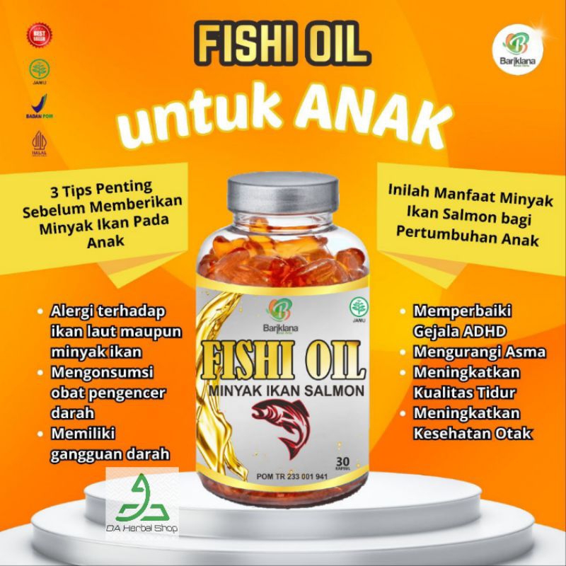 MINYAK IKAN (FISHI OIL) untuk anak
