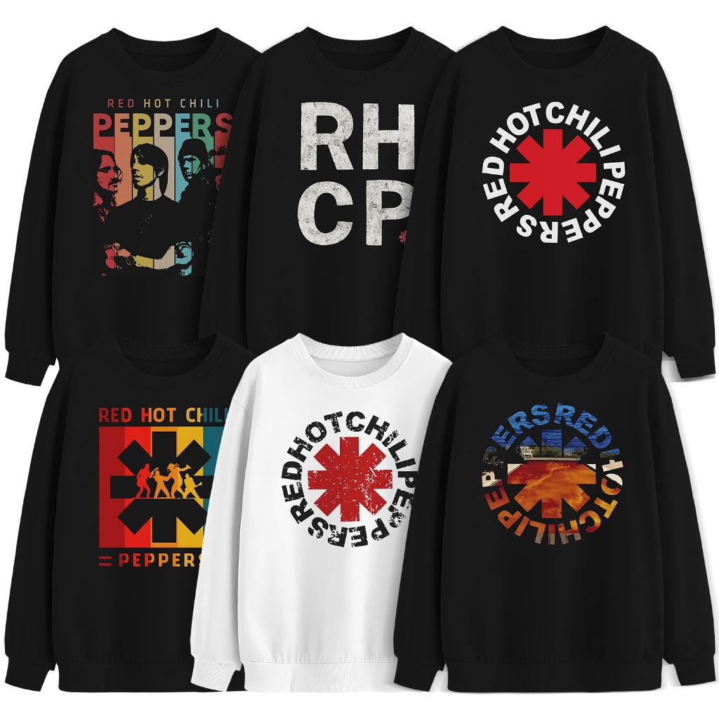 Sweater Band Rhcp Crewneck Red Hot Chili Peppers Sweater Musik Premium Unisex