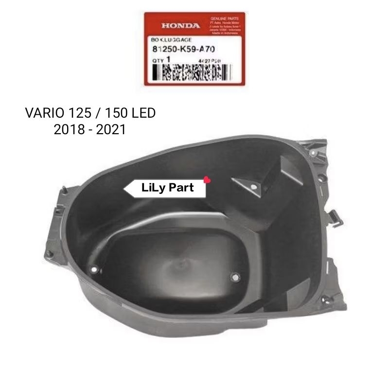 81250-K59-A70 Box Luggage / Bagasi VARIO 125 / 150 LED 2018 - 2021