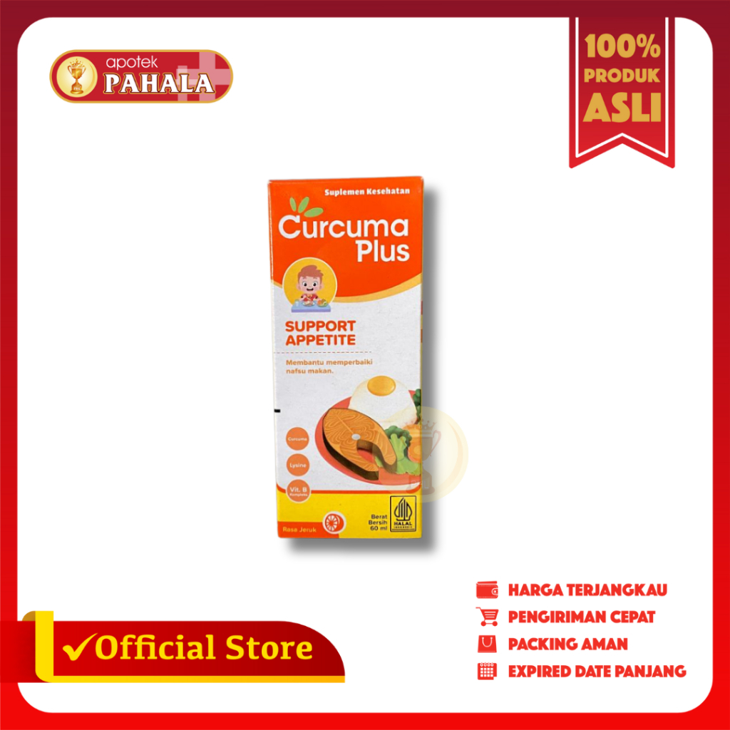 CURCUMA PLUS SUPPORT APPETITE | MENAMBAH NAFSU MAKAN ANAK