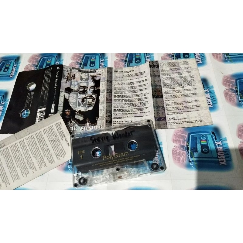 kaset pita stevie wonder / confersation peace